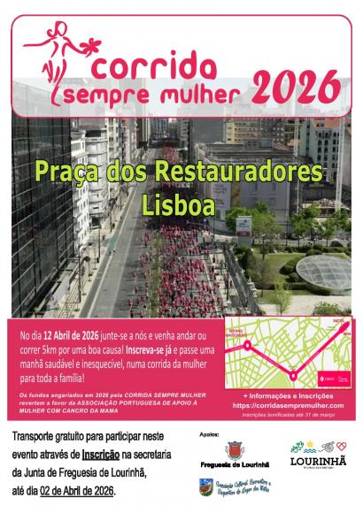 Corrida Sempre Mulher &ndash; 12 abril 2025