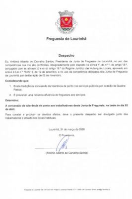 Toler&acirc;ncia de Ponto P&aacute;scoa 2026